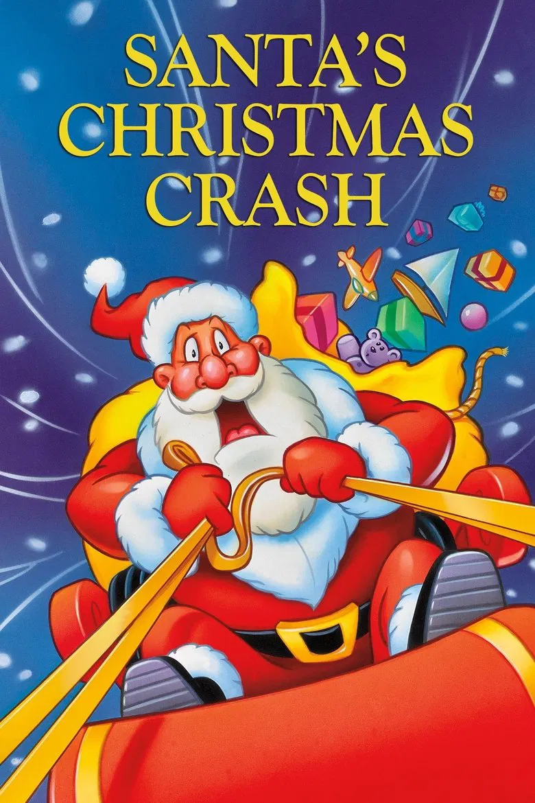 Santa's Christmas Crash poster background