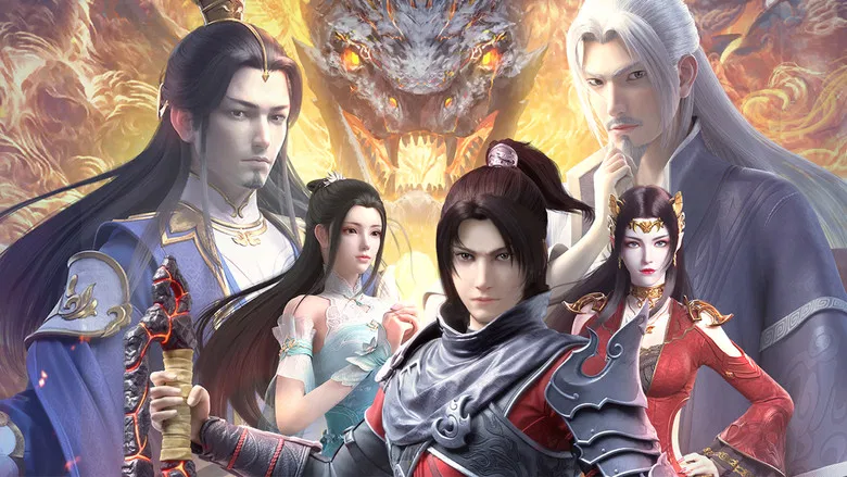 Xiao Yan training in the wilderness