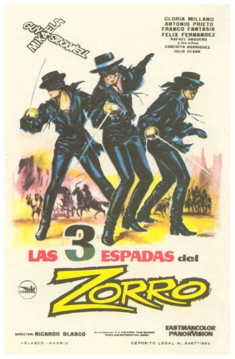 Sword of Zorro poster background