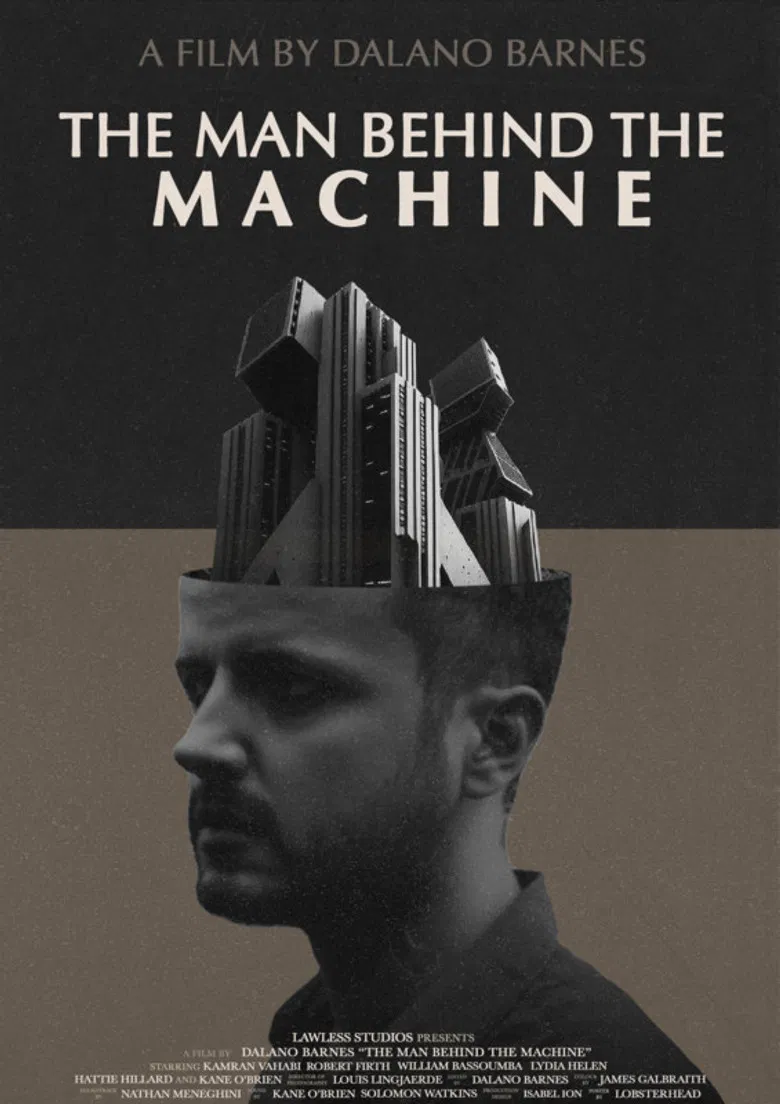 The Man Behind the Machine poster background