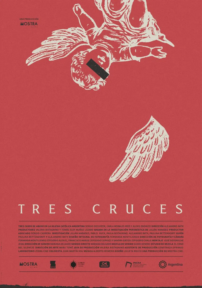 Tres cruces poster background
