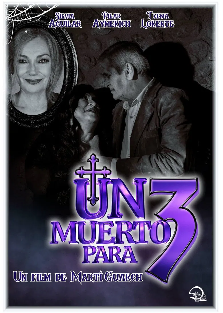 Un muerto para tres poster background
