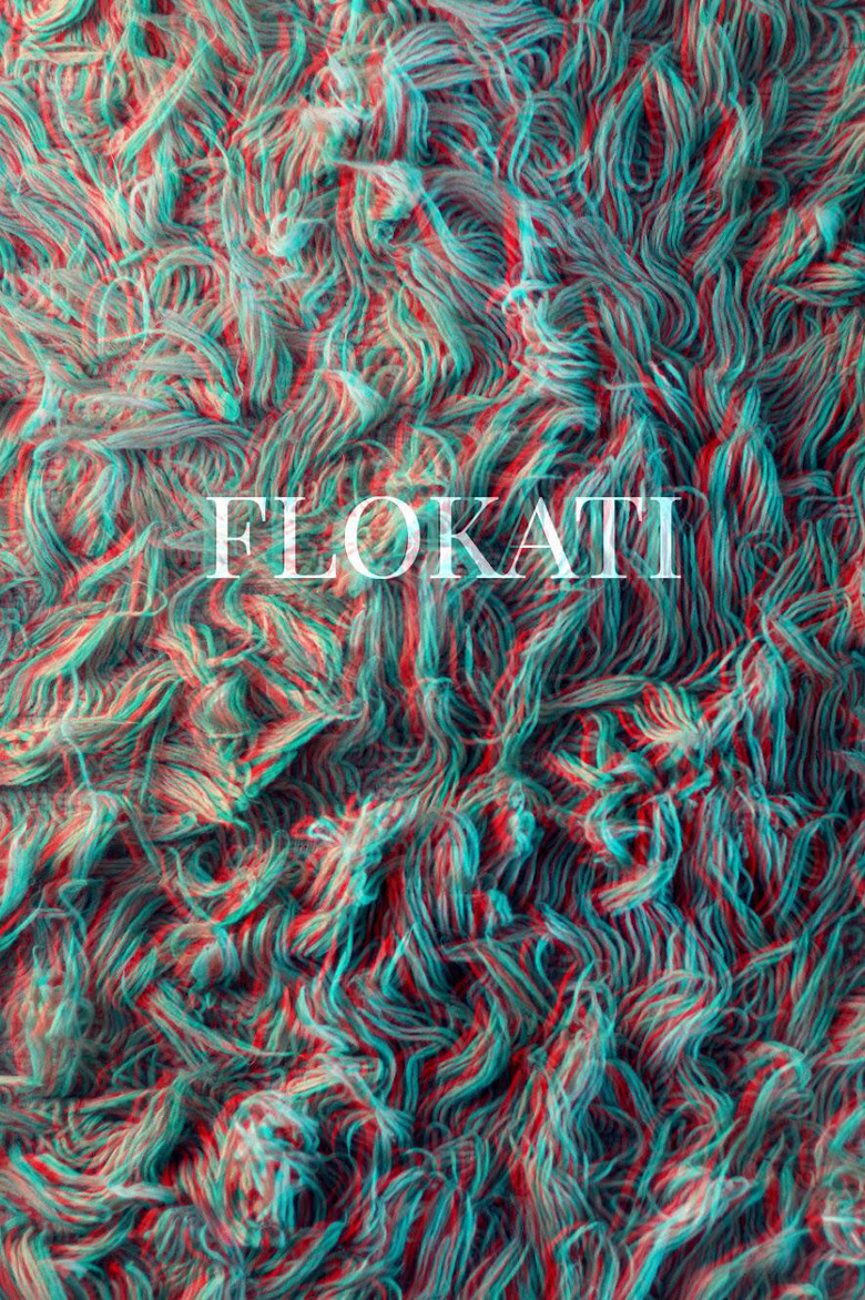 Flokati poster background