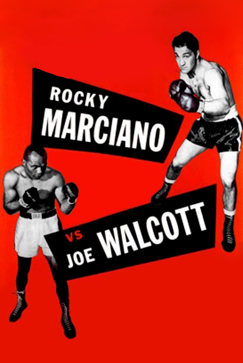 Rocky Marciano vs. Joe Walcott poster background