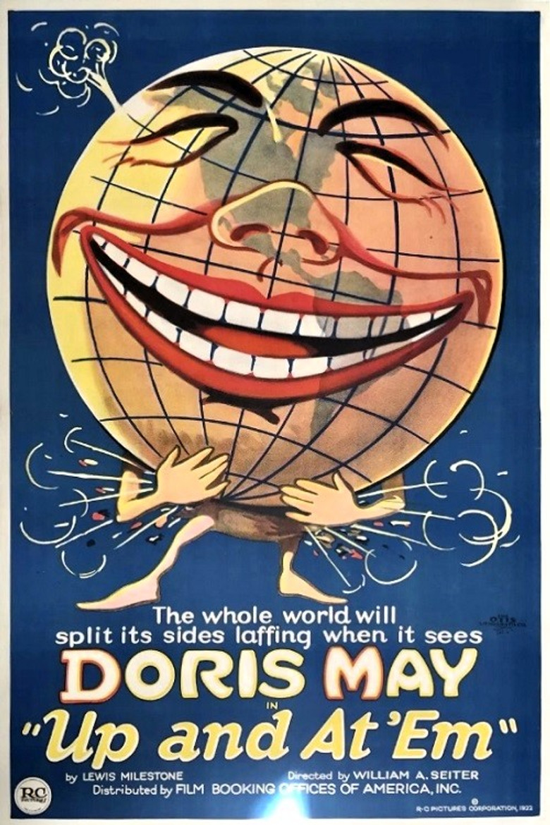 Up and at 'Em poster background