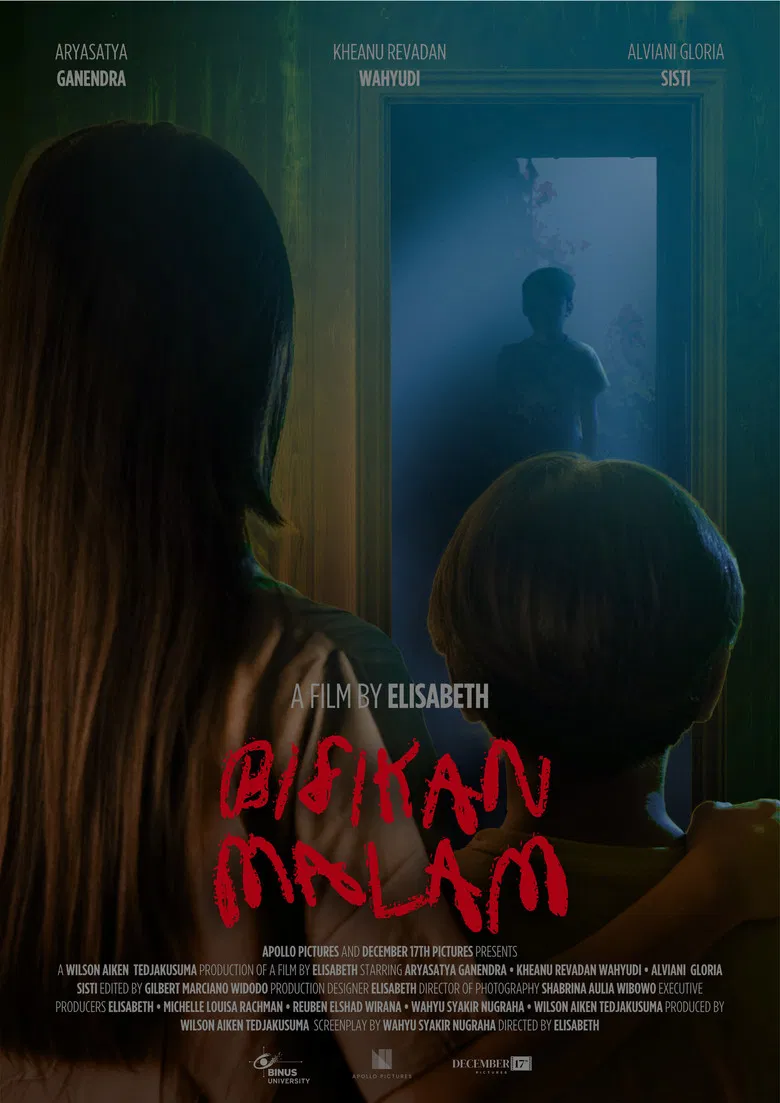 Bisikan Malam poster background