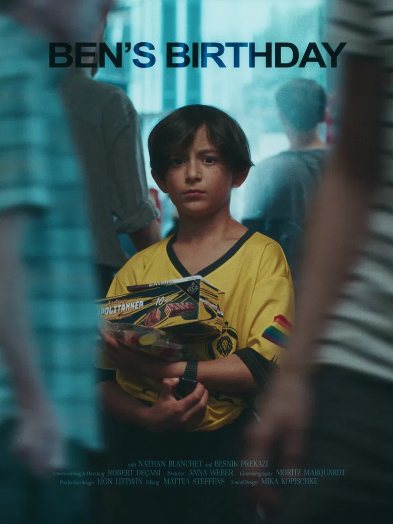 Ben's Birthday poster background