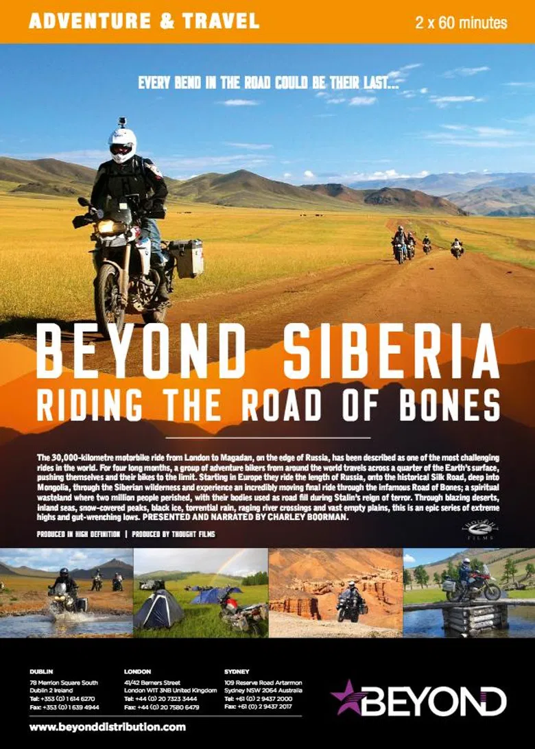 Beyond Siberia: Riding the Road of Bones poster background