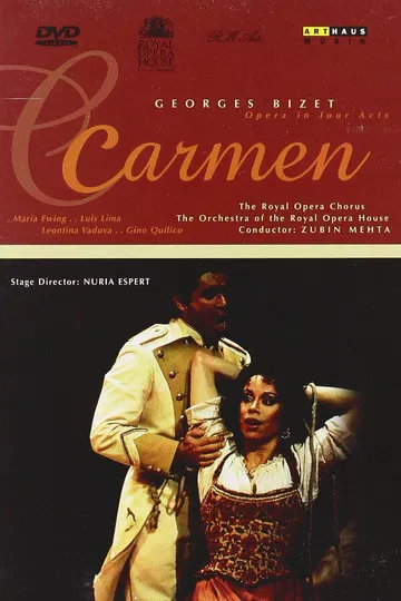 Carmen by Georges Bizet poster background