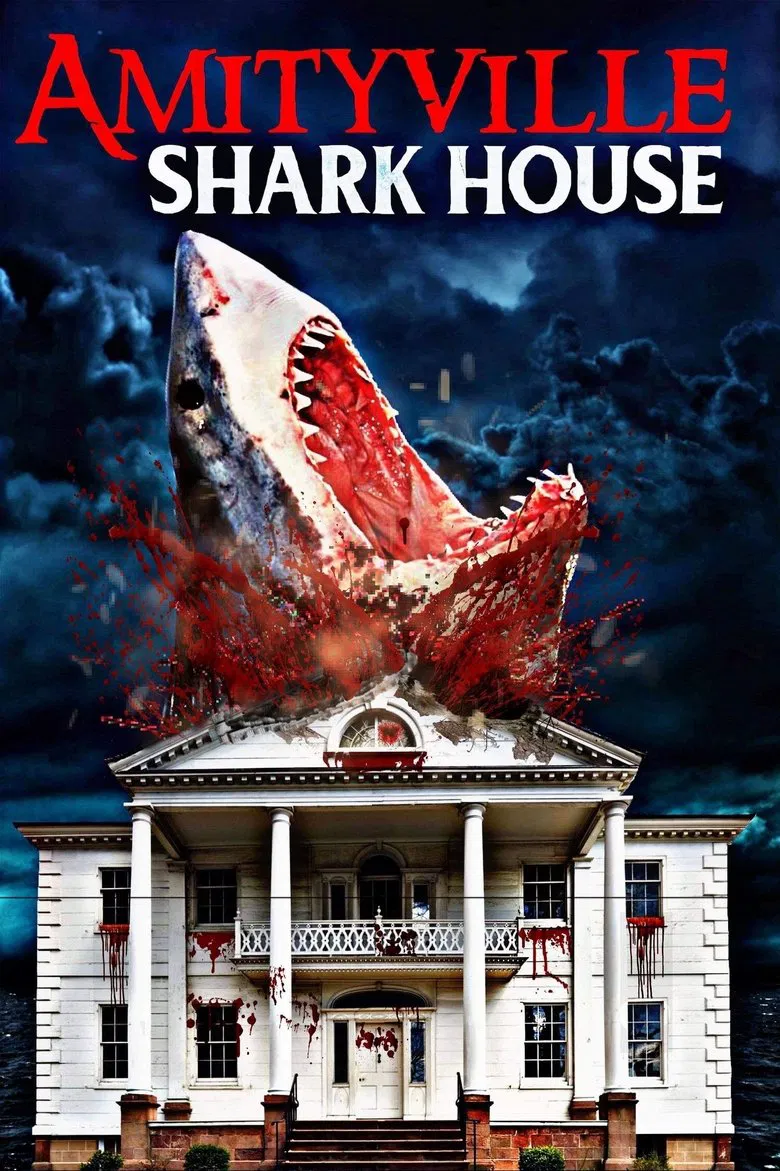 Amityville Shark House poster background