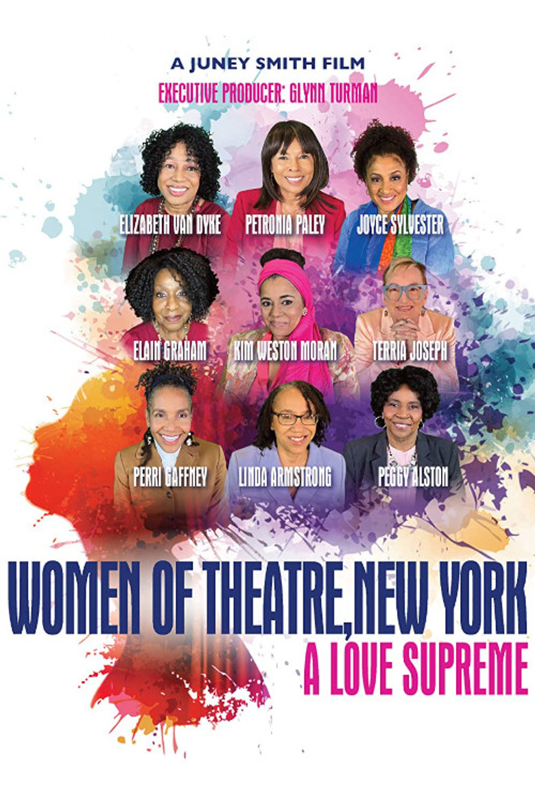 Women of Theatre, New York poster background