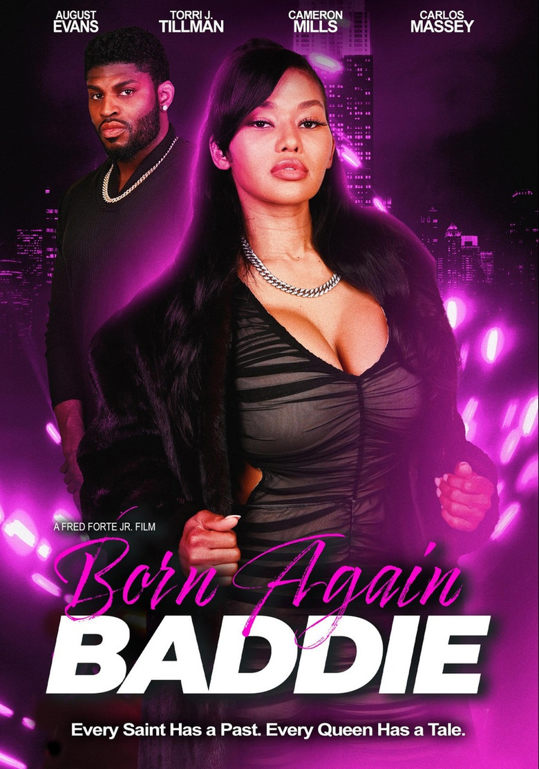 Born Again Baddie poster background