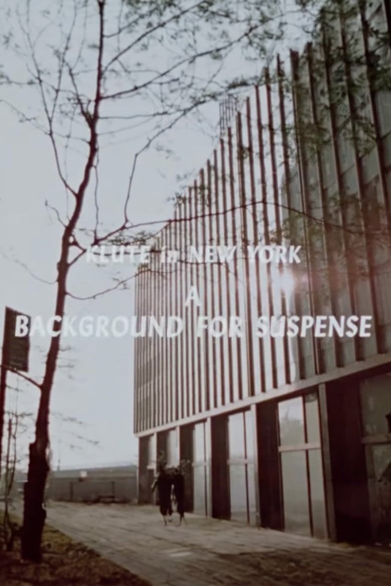 'Klute' in New York poster background