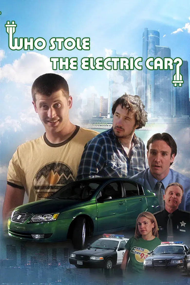 Who Stole the Electric Car? poster background