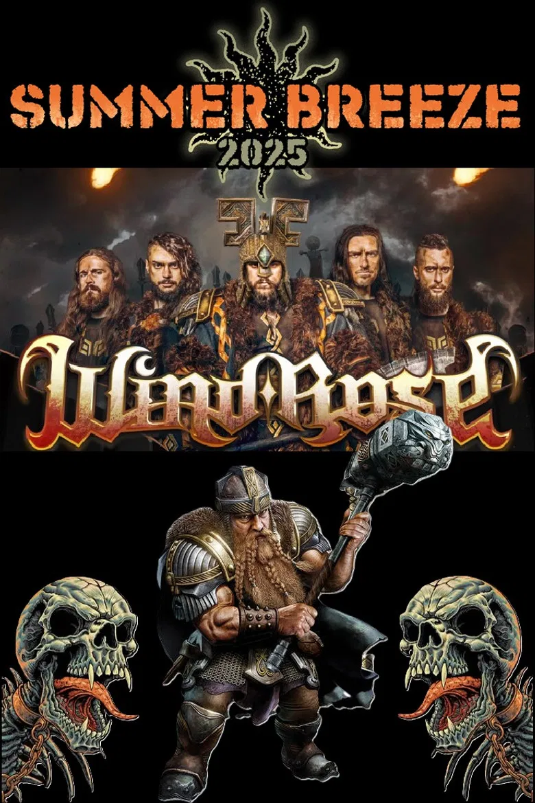 Wind Rose Live at Summer Breeze poster background