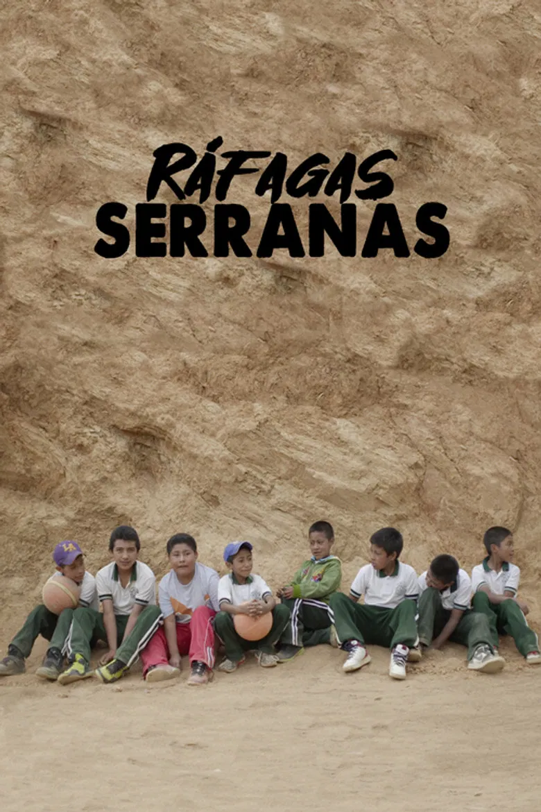 Mountain Range Bursts poster background