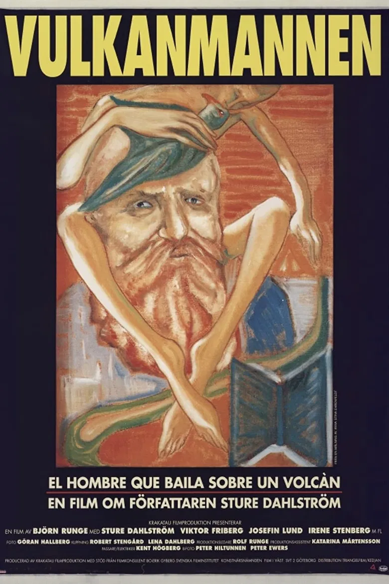 The Volcano Man poster background