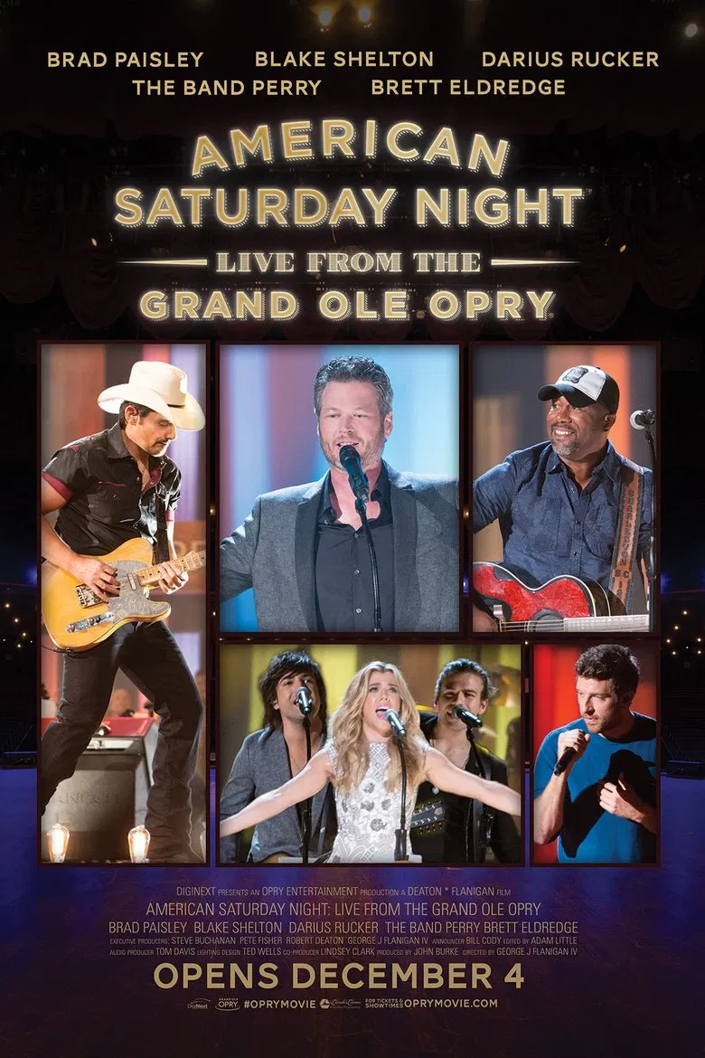 American Saturday Night: Live from the Grand Ole Opry poster background