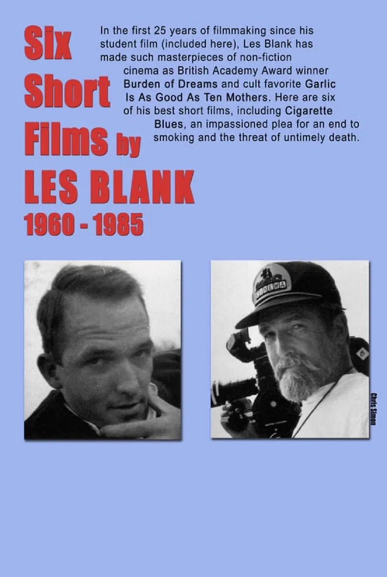 Six Short Films of Les Blank (1960-1985) poster background