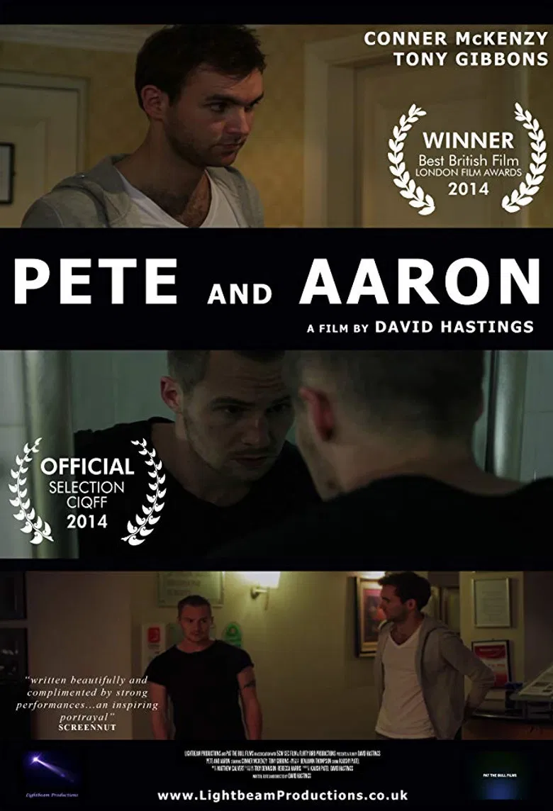 Pete and Aaron poster background