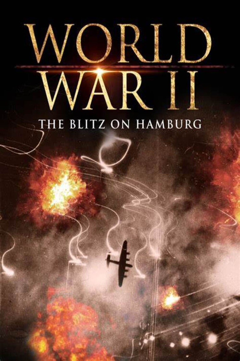 World War II: The Blitz on Hamburg poster background