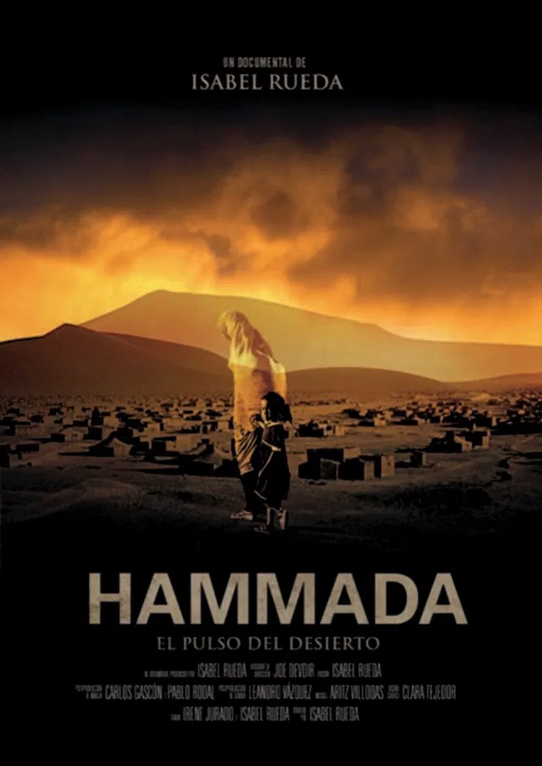 Hammada, the desert's pulse poster background