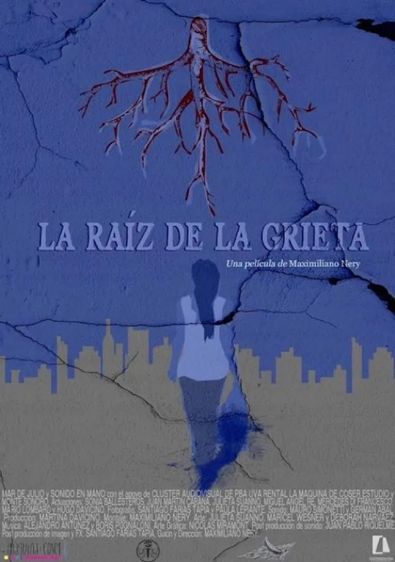 La raíz de la grieta poster background