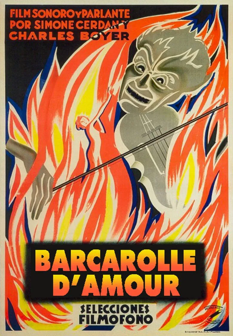 The Barcarolle of Love poster background