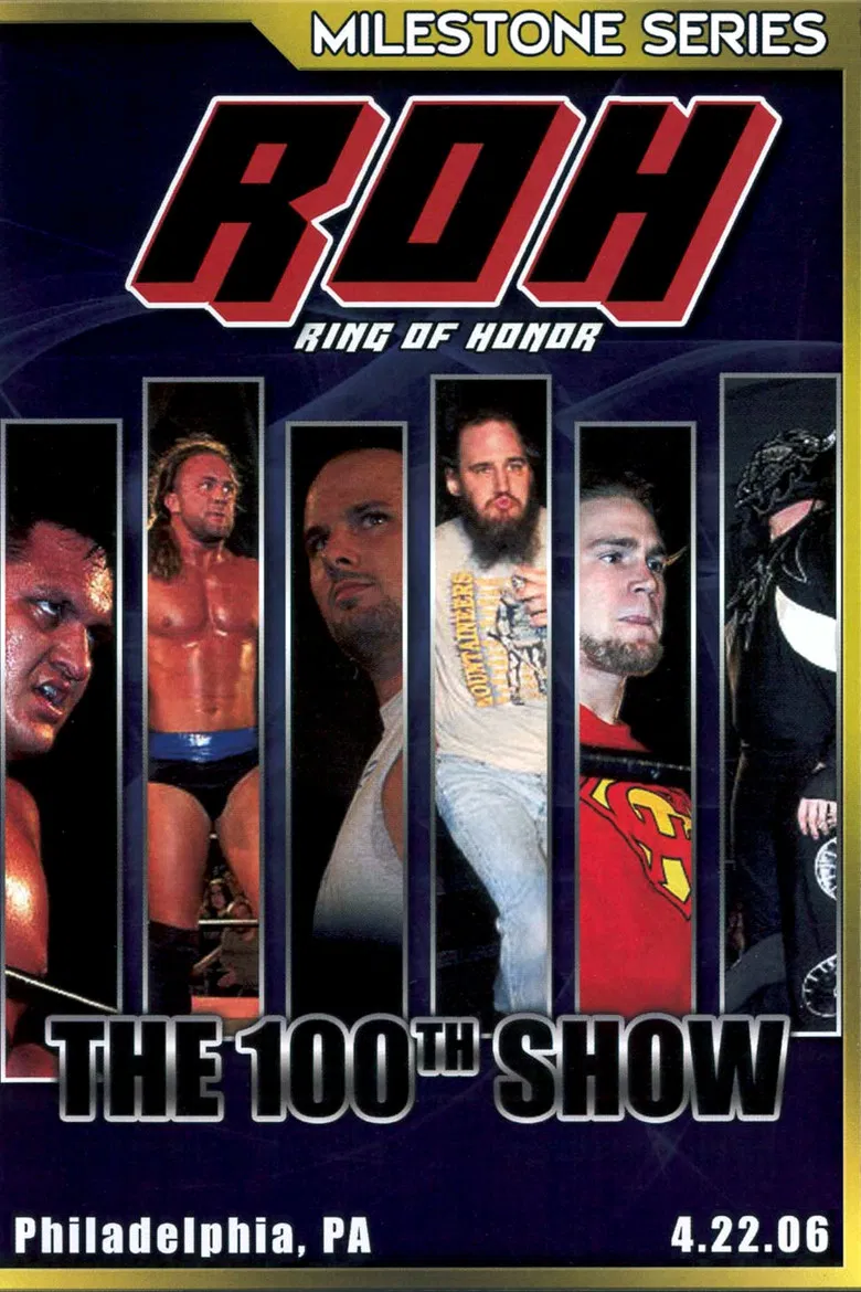 ROH: The 100th Show poster background