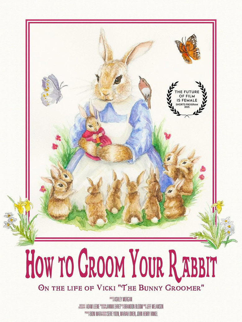 How to Groom Your Rabbit poster background