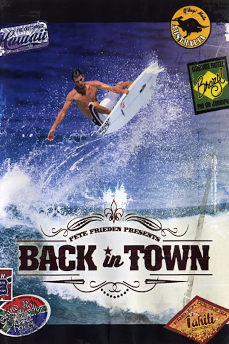 Back in Town poster background