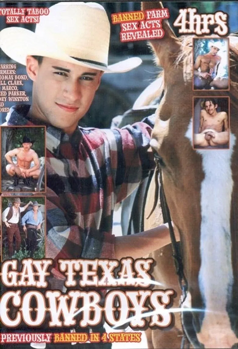 Gay Texas Cowboys poster background