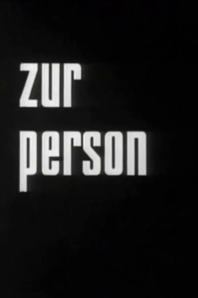 Zur Person poster background