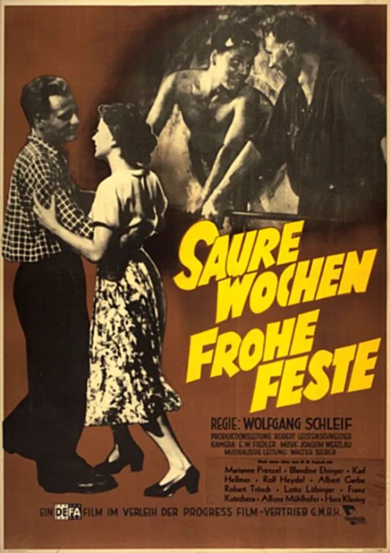 Saure Wochen - Frohe Feste poster background