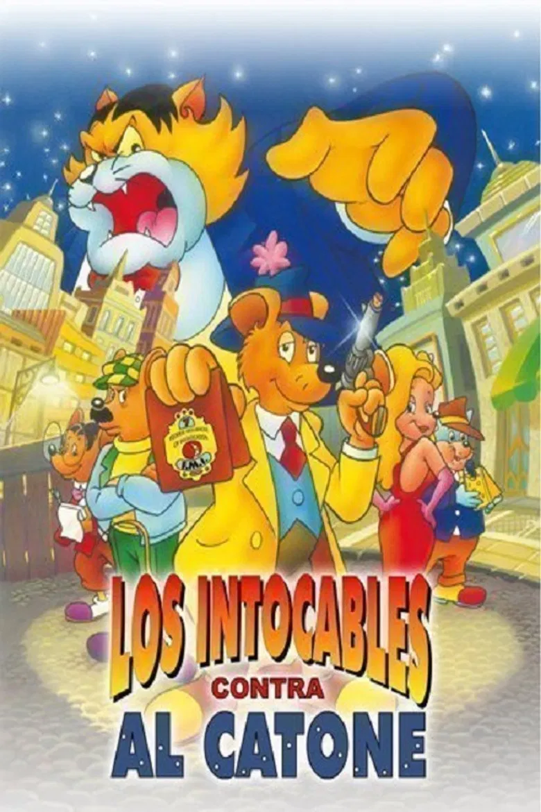 Los  intocables contra Al Catone poster background