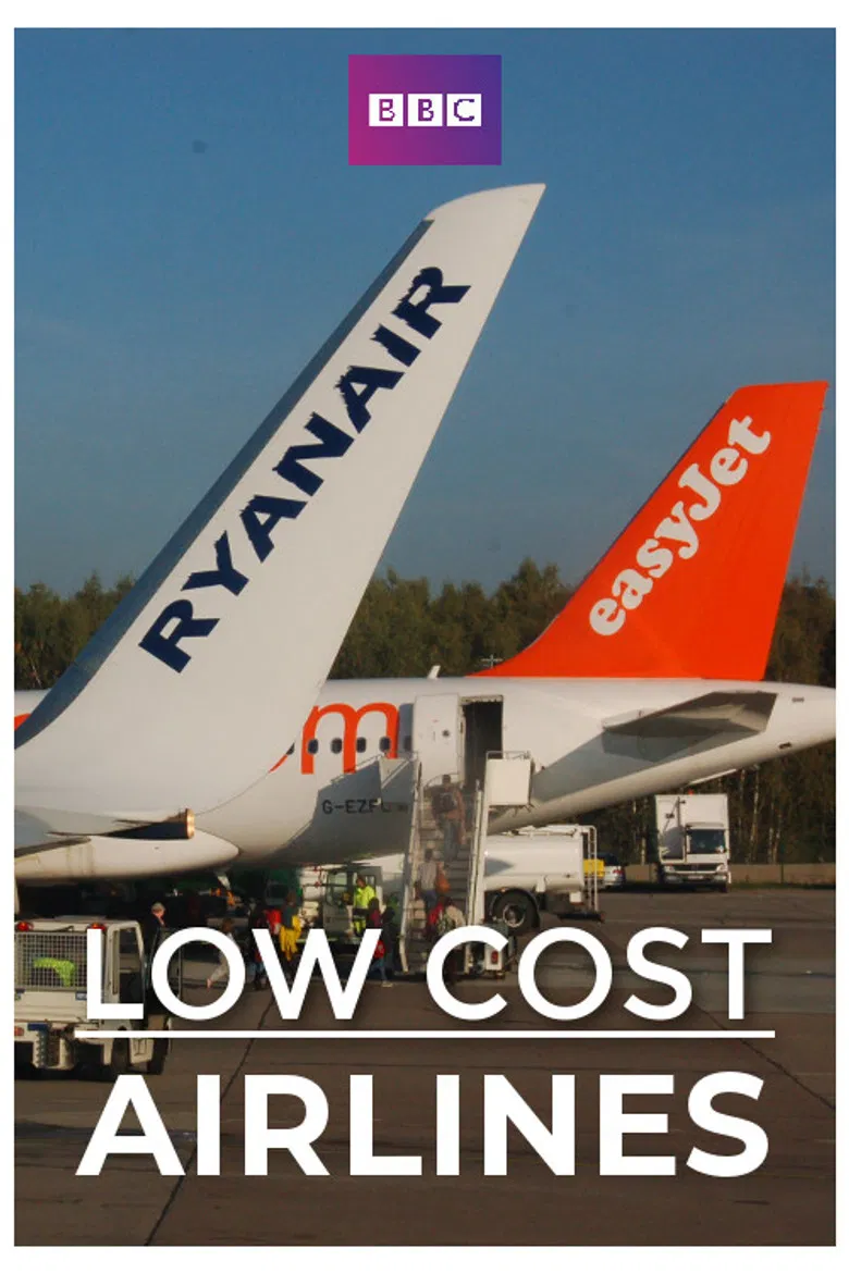 Low cost airlines poster background
