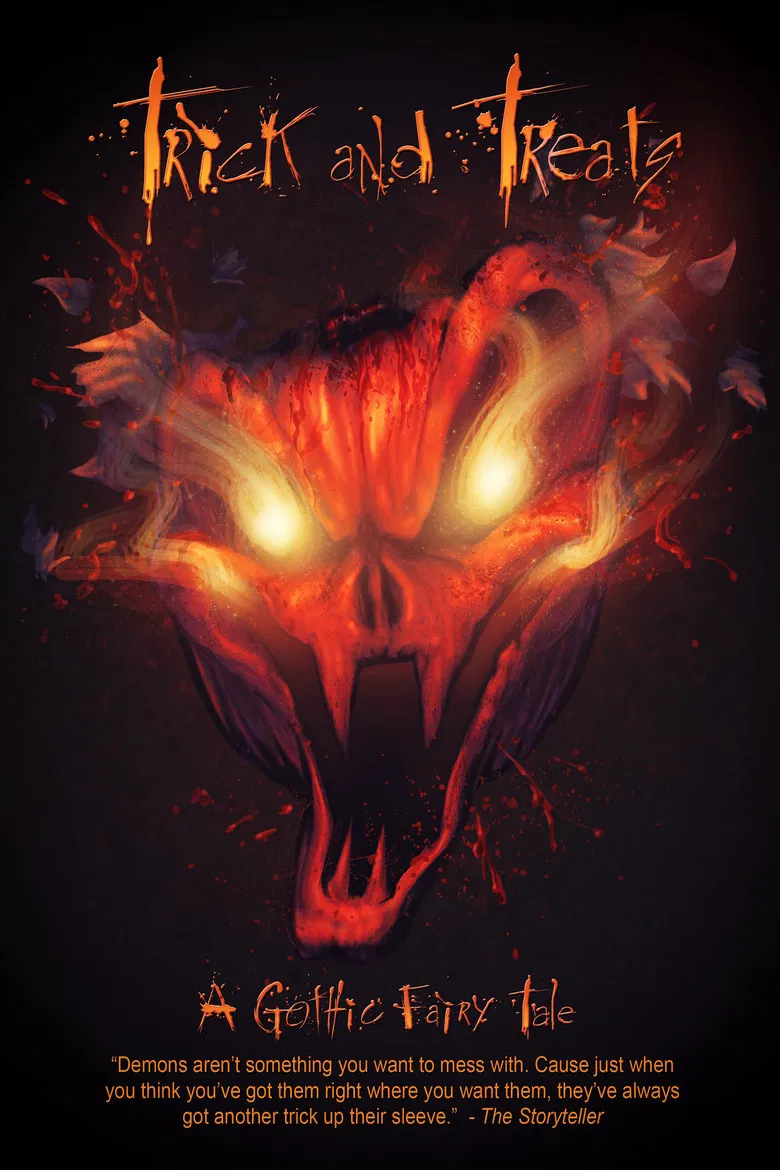 Trick and Treats poster background