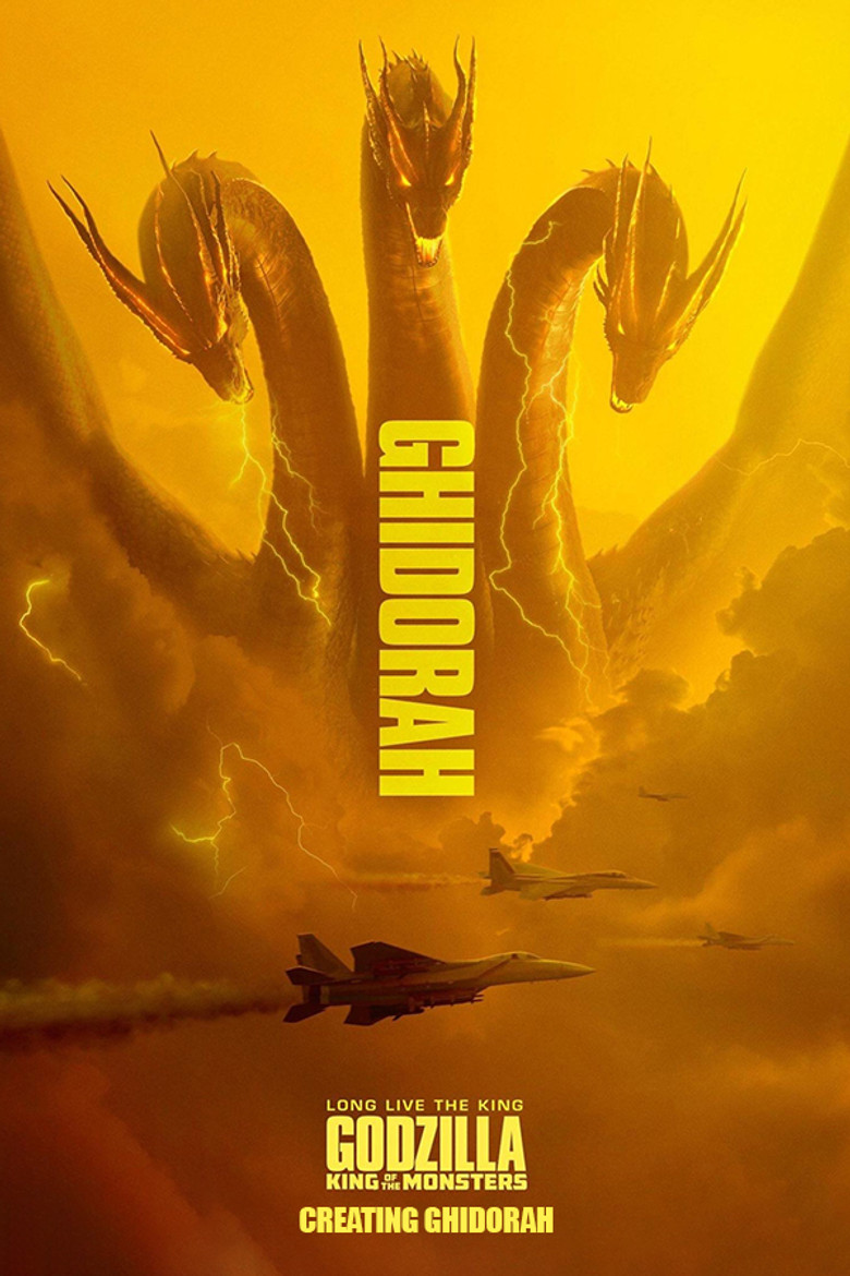 Creating Ghidorah poster background