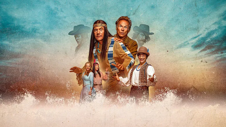 Abahachi and Ranger riding through the desert landscape