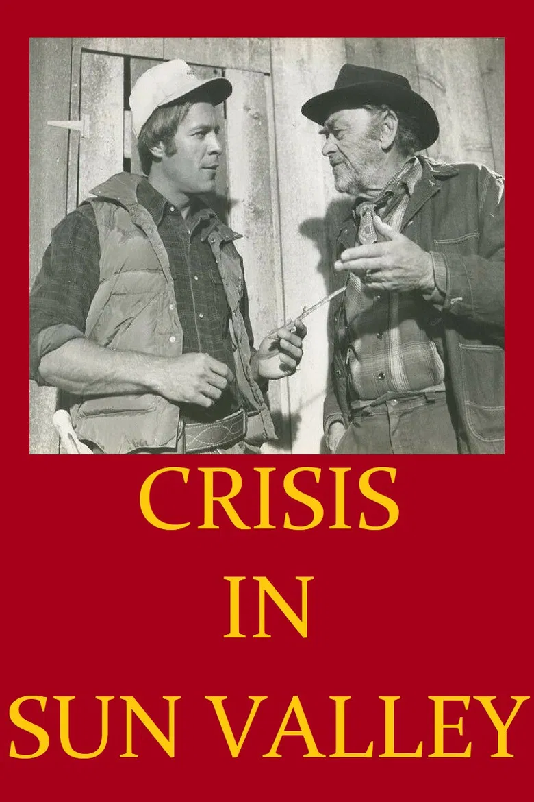 Crisis in Sun Valley poster background