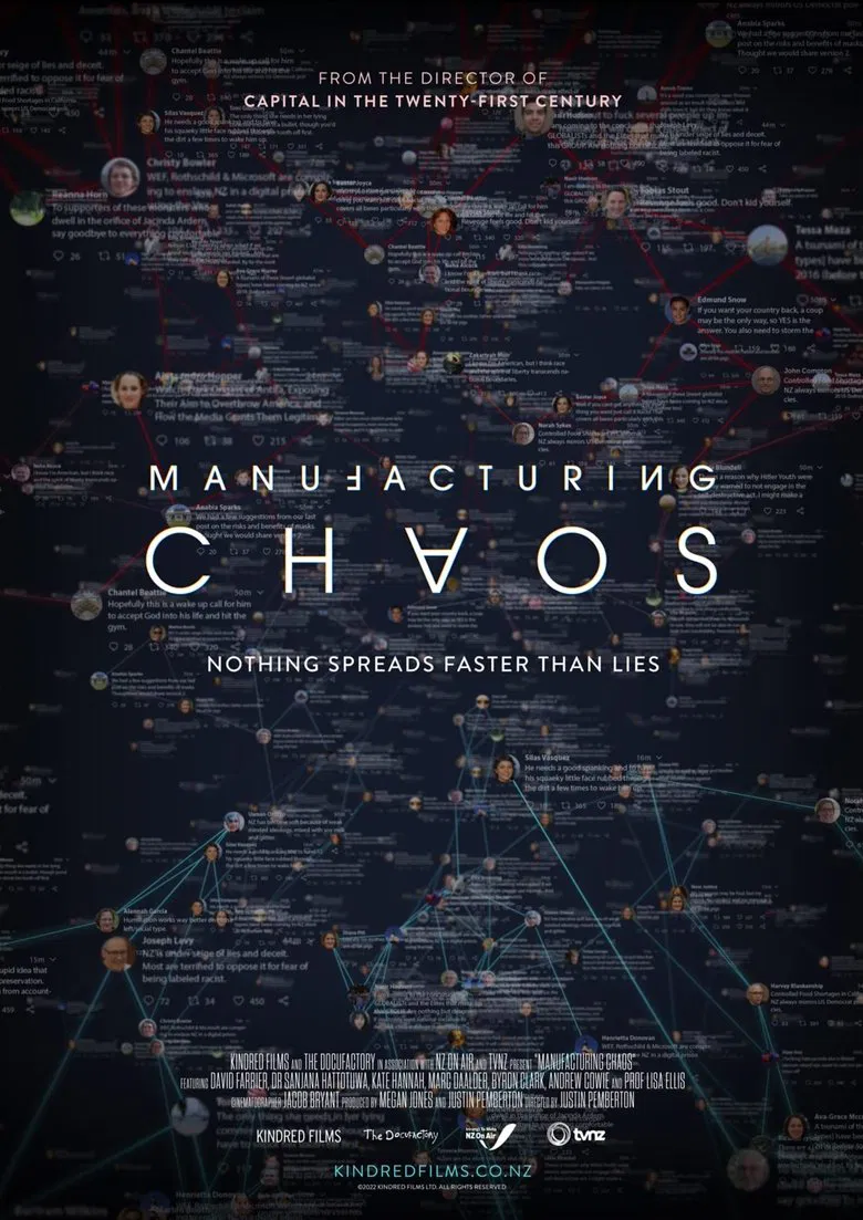 Manufacturing Chaos poster background