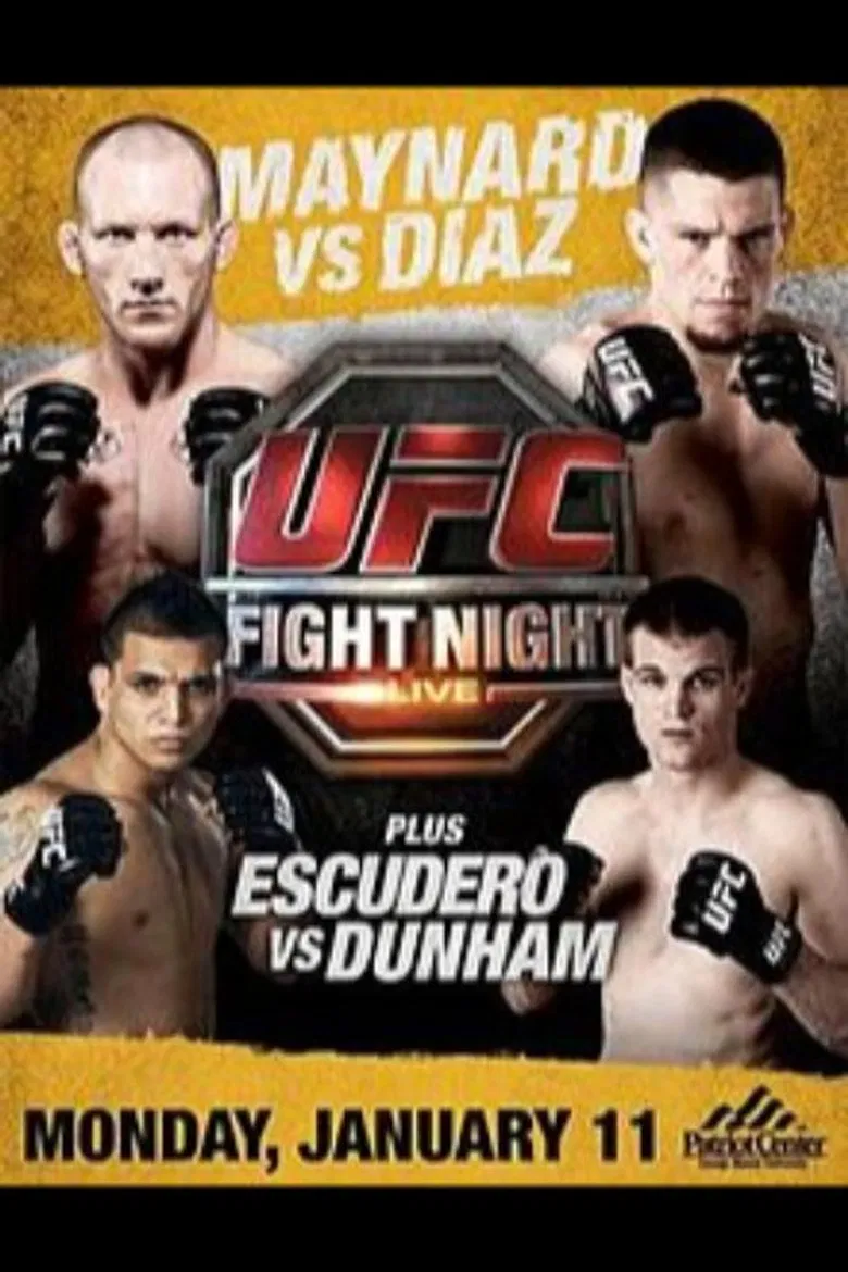 UFC Fight Night 20: Maynard vs. Diaz poster background