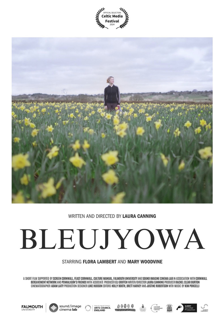 Bleujyowa poster background