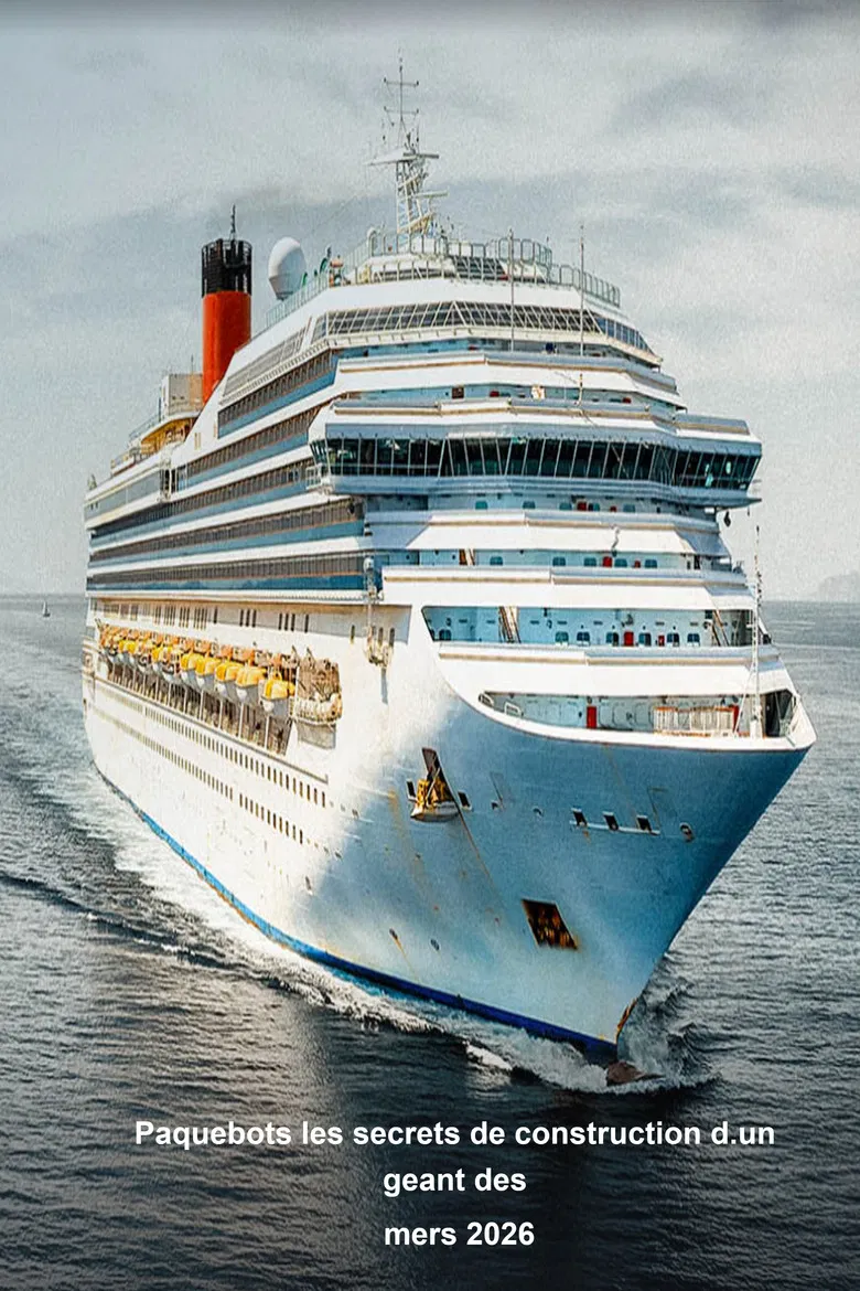 Paquebots les secrets de construction d'un géant des mers poster background