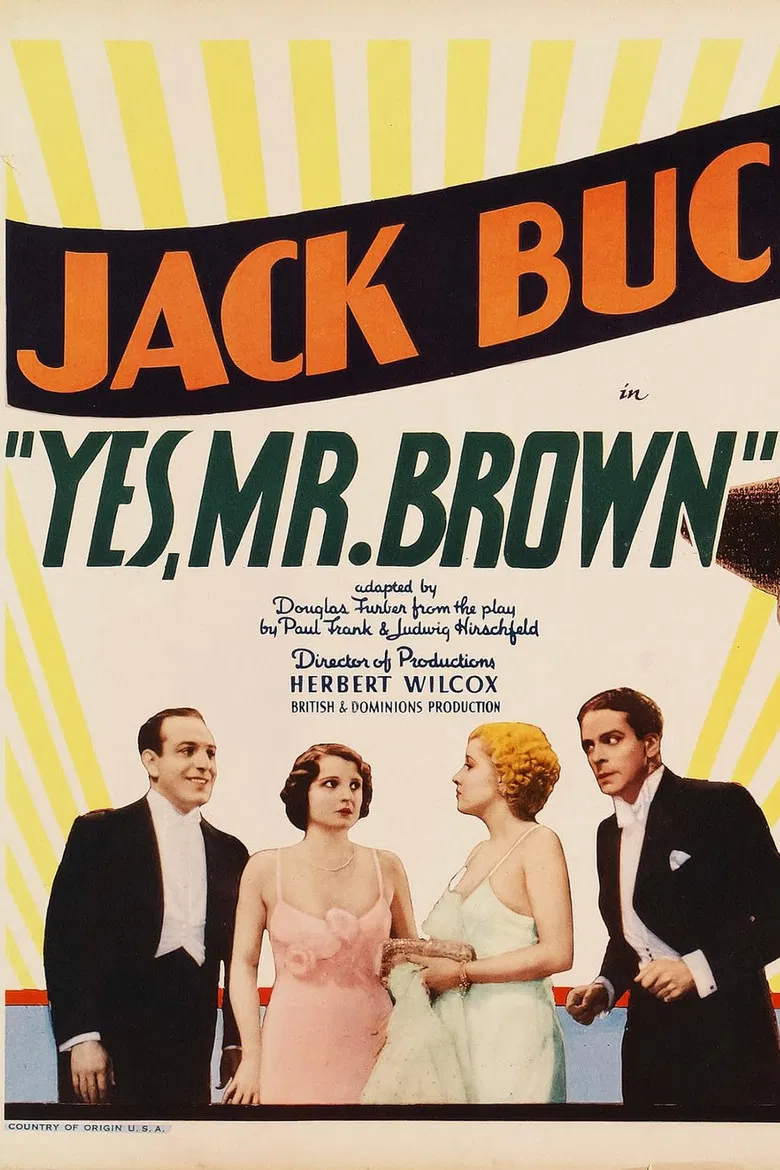 Yes, Mr. Brown poster background