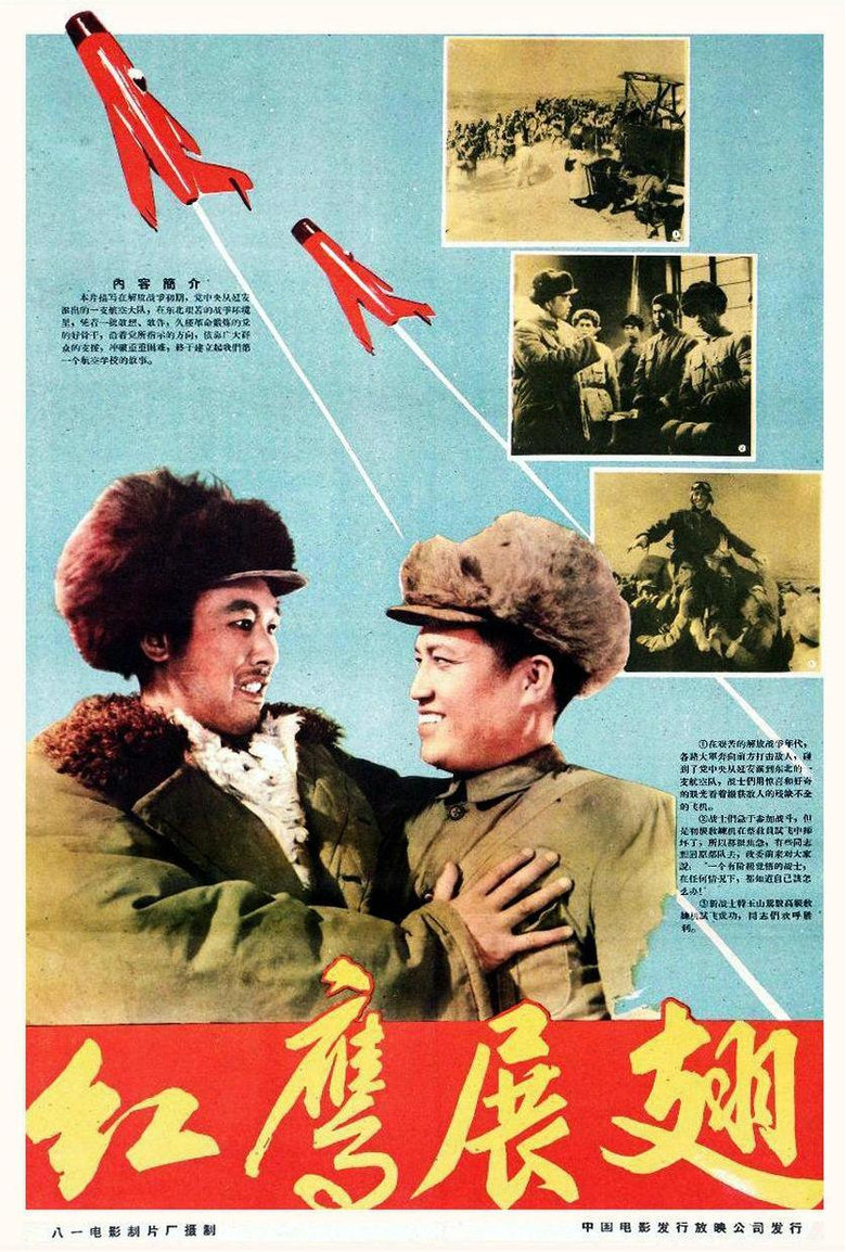 红鹰展翅 poster background