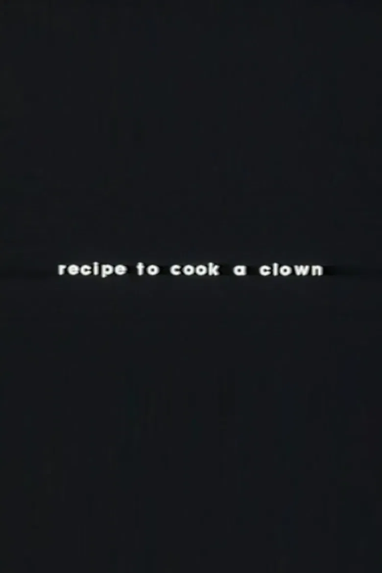Recipe to Cook a Clown poster background
