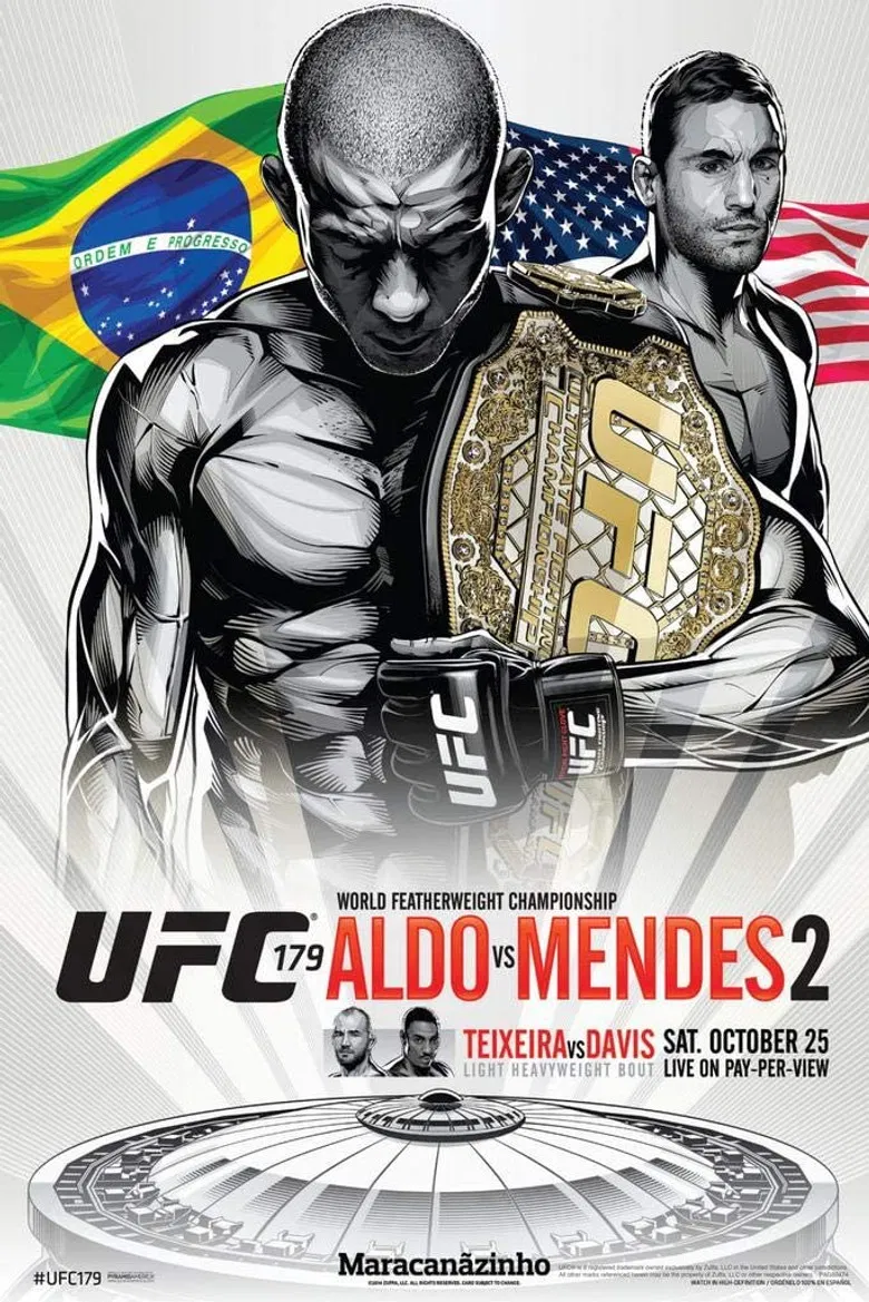 UFC 179: Aldo vs. Mendes 2 poster background