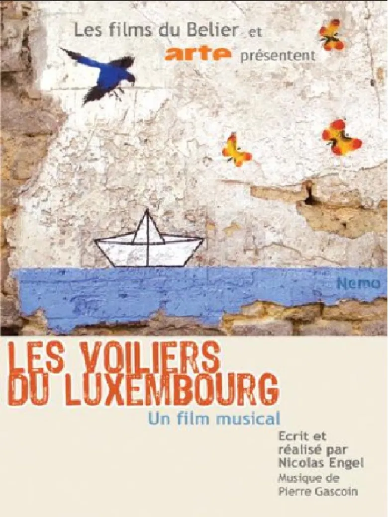 The Sailboats of the Luxembourg poster background