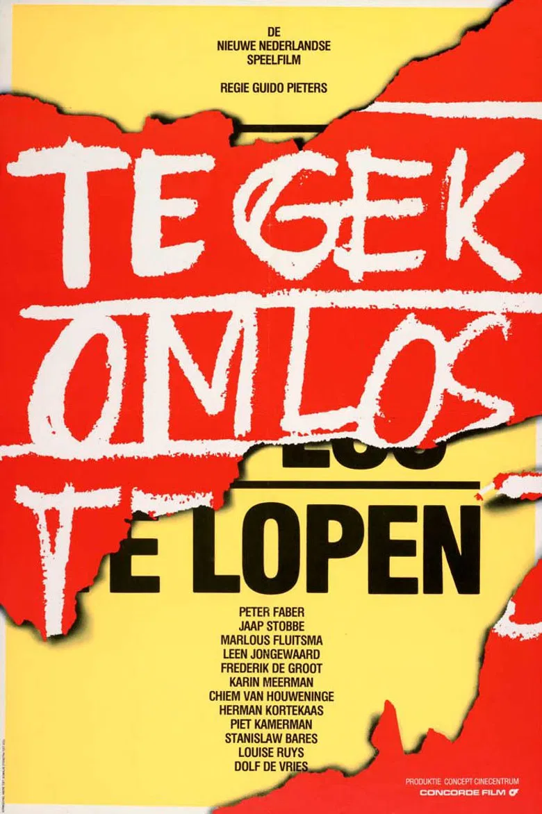 Te gek om los te lopen poster background